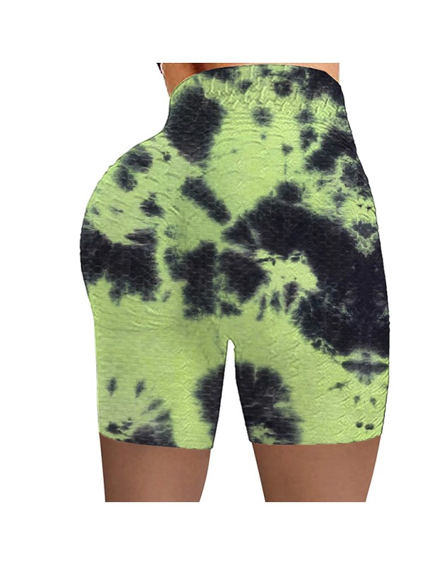 tie dye sexy printed women short yoga pants leggings M30121