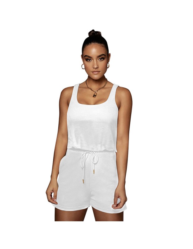 short one piece workout rompers and jumpsuits for women M30140