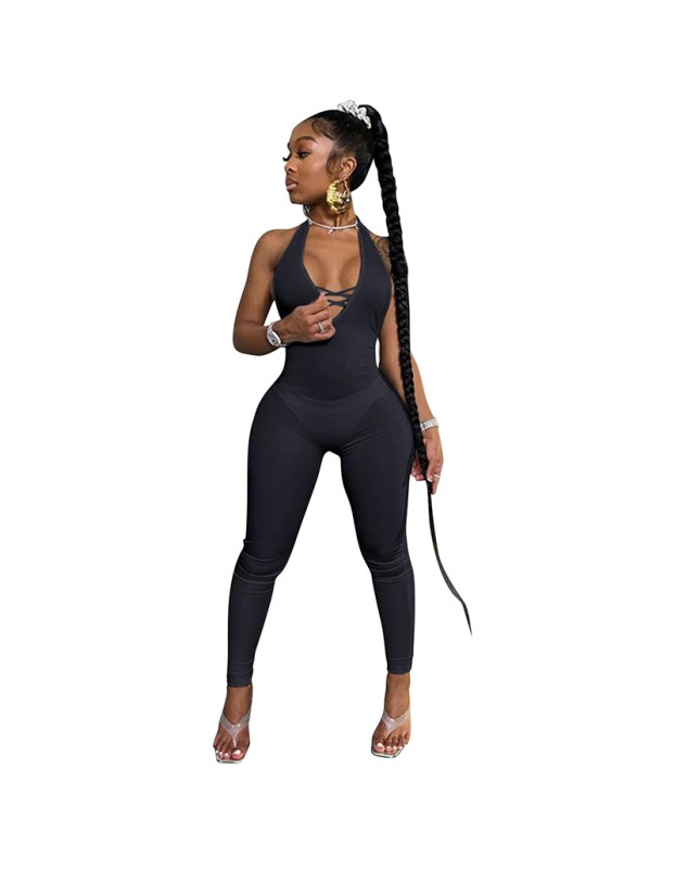 women tracksuit with corset jumpsuit and rompers M30150