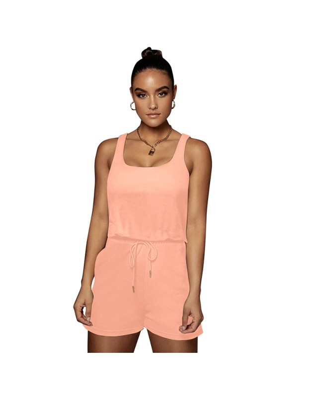 short one piece workout rompers and jumpsuits for women M30140