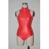 Womens Faux Leather Restraint Hands Sexy Bodysuit XX6650
