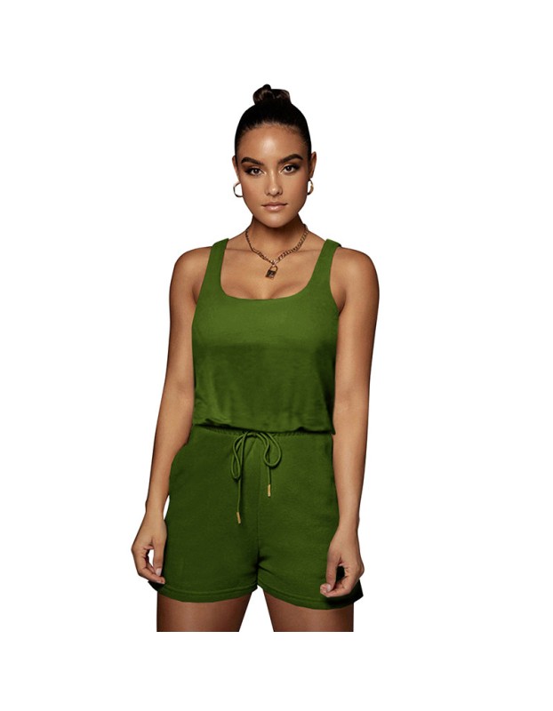 short one piece workout rompers and jumpsuits for women M30140