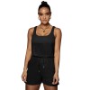 short one piece workout rompers and jumpsuits for women M30140