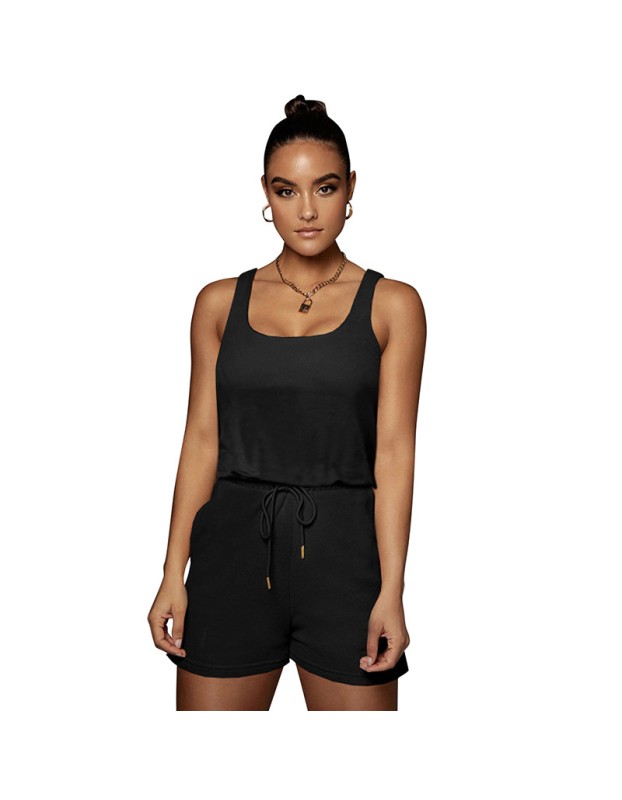 short one piece workout rompers and jumpsuits for women M30140