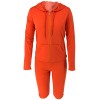 S-2XL hooded zipper sweater tights two-piece sports suit 9253