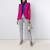 Short Suit Jacket Double Breasted Top Coat Solid Color Women Blazer H2013
