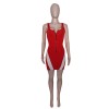 Spliced Sexy Mini Mesh Dress Womens Dresses Fashion M059