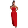 two piece set top and skirt summer women clothing M30136