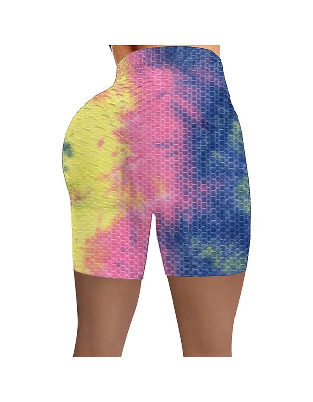 tie dye sexy printed women short yoga pants leggings M30121