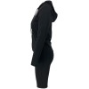 S-2XL hooded zipper sweater tights two-piece sports suit 9253