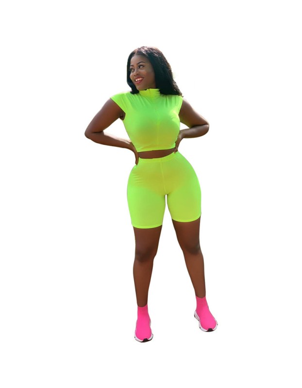 Summer Sexy Short Two Piece Set Tracksuit m8432