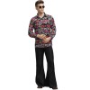 Women and Men 60s 70s Retro Hippie Disco Halloween Cosplay Costume  M40654