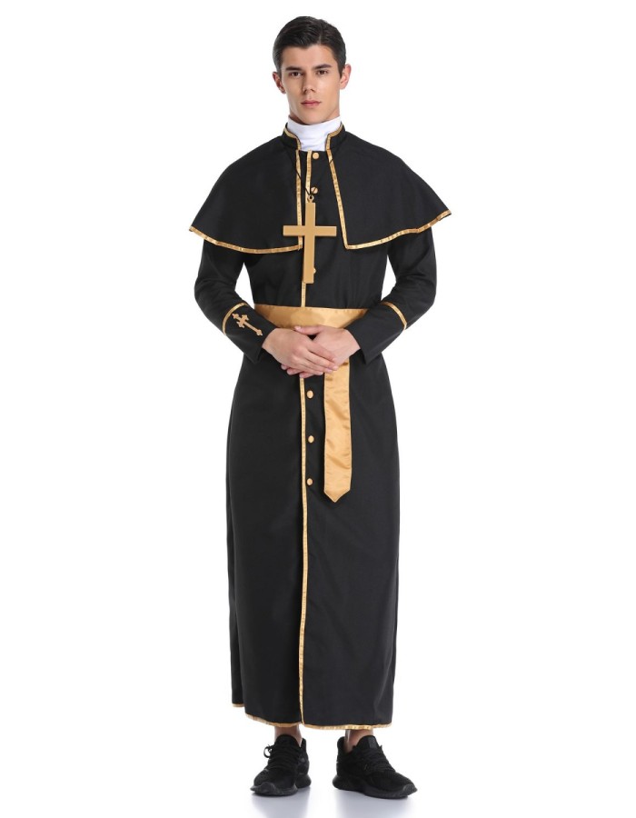Halloween Party Coplay Nun Costumes for Couple XY40802
