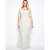 Elegant Women Lace Long Party Dress M30416