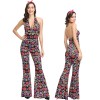 Women and Men 60s 70s Retro Hippie Disco Halloween Cosplay Costume  M40654
