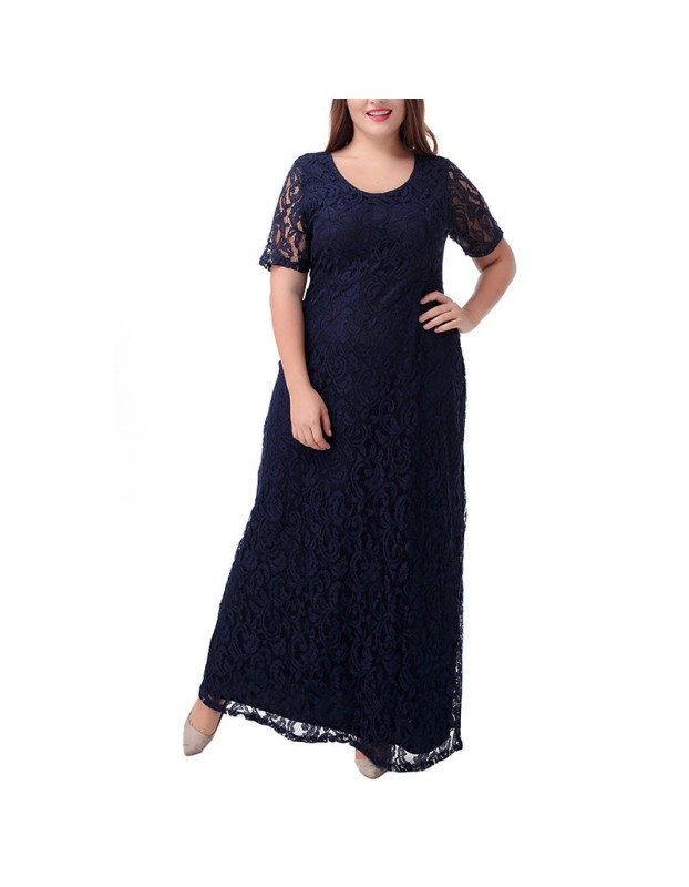 Elegant Women Lace Long Party Dress M30416