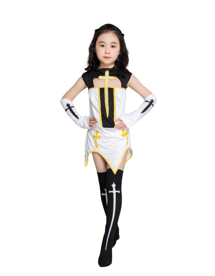 Children Halloween game uniform role playing nun costume uniform temptation M40645
