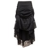 Asymmetric Vintage Victorian Skirts Plus Size M31706