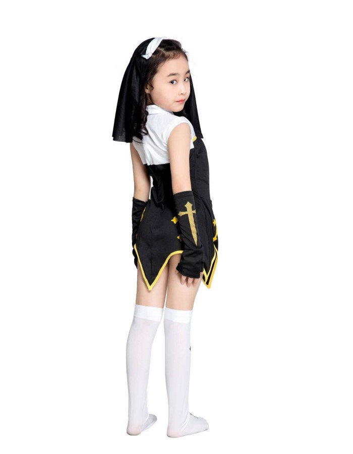 Children Halloween game uniform role playing nun costume uniform temptation M40645