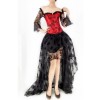 2Pcs Sexy Medieval Victorian Gothic Steampunk Corset With Skirt M1420