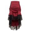 Asymmetric Vintage Victorian Skirts Plus Size M31706
