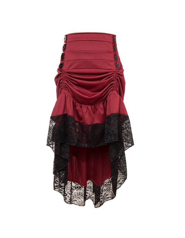 Asymmetric Vintage Victorian Skirts Plus Size M31706