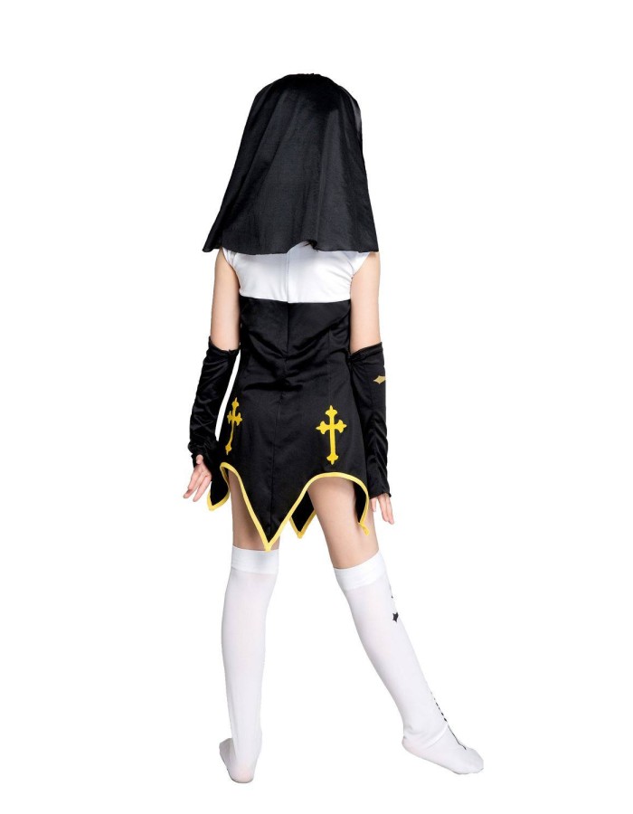 Children Halloween game uniform role playing nun costume uniform temptation M40645