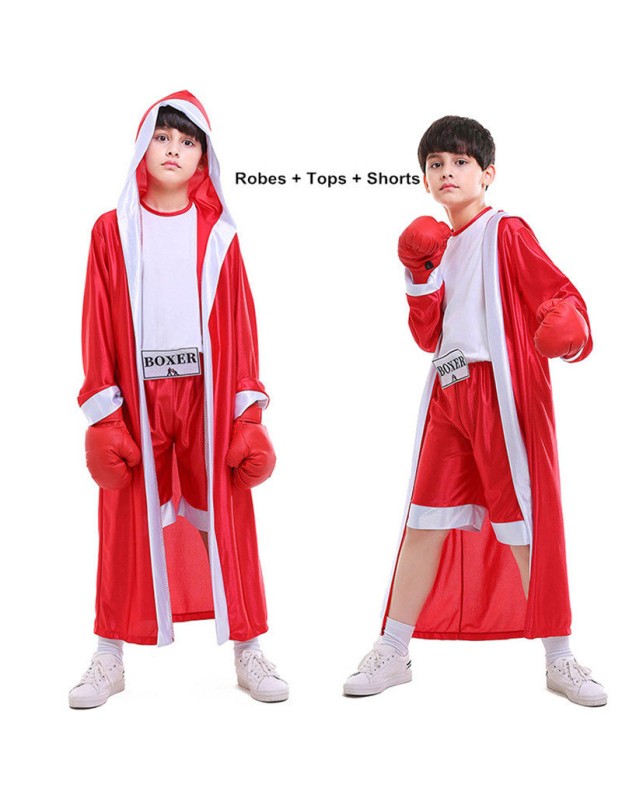 Boys Boxer Cosplay Halloween Party Clothing M40641