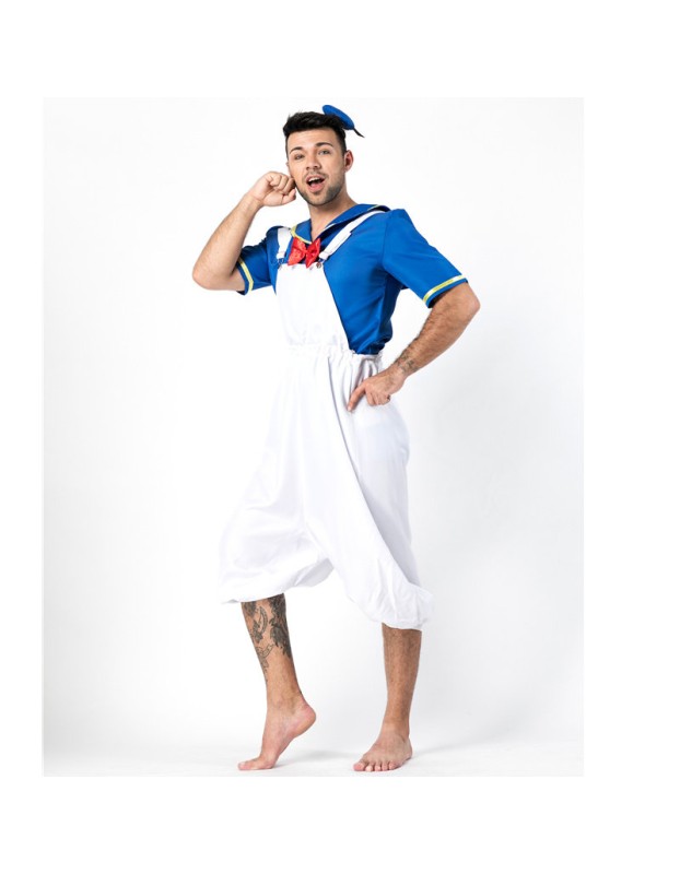 Halloween Party Couples Donald Duck Sailor Costume M40602