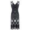 Vintage Sequin Tassel Dress Sexy M30380