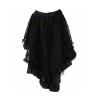 Summer Fashion Lace Pleated Solid Color Women Skirt Plus-Size M31673