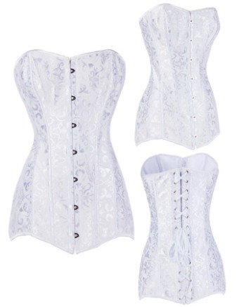 Steampunk Floral Jacquard Corset M1367