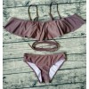 2017 New two piece Strappy Bathing Suit micro bikini Set Swimwear Women Sexy