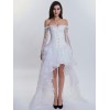 Lace long-sleeved corset gauze skirt suit M40450