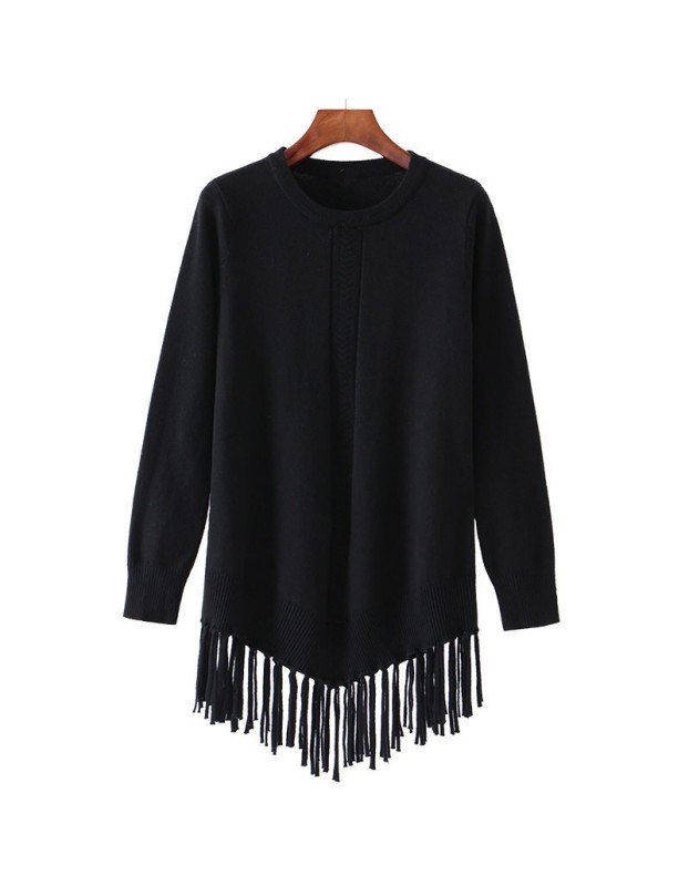 Women's Tassel Sweater Dress M2117