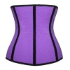 Newest 9 Steel Bones Sexy Latex Waist Training Corsets