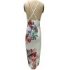 Sexy Lady Summer Deep V Neck Halter Floral Print Strap Dress