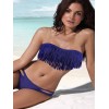 Latest Fringed Bandeau Bikini Set M5217b