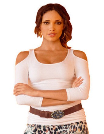 New Women U neck Sexy Ladies Short Sleeve strapless T-shirt Basic Stretch T-shirts M88050