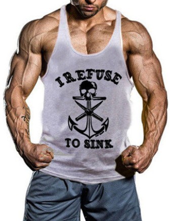 Mens Bodybuilding Tank Tops Muscle Vest M6110