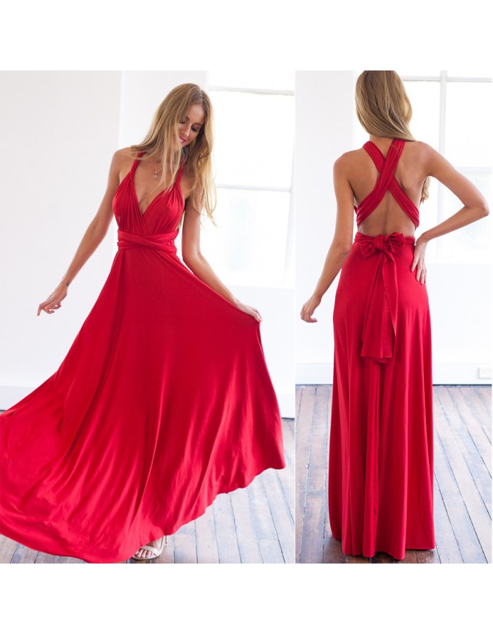 Open Back Evening Gown M30091