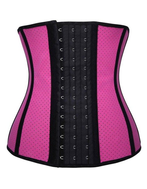 Newest 9 Steel Bones Sexy Latex Waist Training Corsets