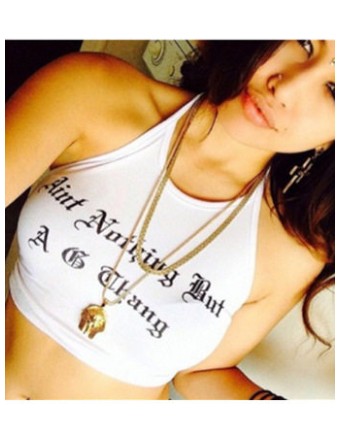 Women Sexy Print Sport Tops Vest M6104