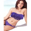 Latest Fringed Bandeau Bikini Set M5217b