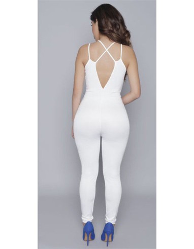 Sexy Low-cut Backless Bodycon Jumpsuit M30081