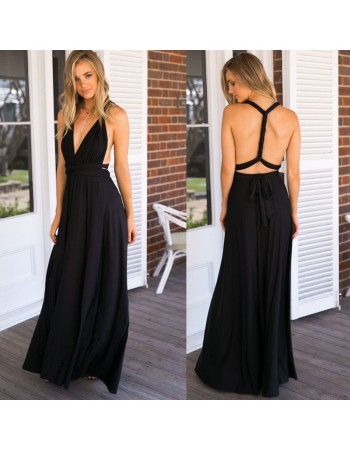 Open Back Evening Gown M30091