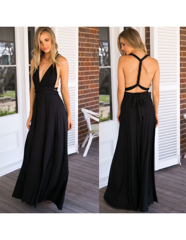 Open Back Evening Gown M30091