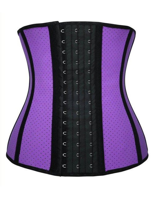 Newest 9 Steel Bones Sexy Latex Waist Training Corsets