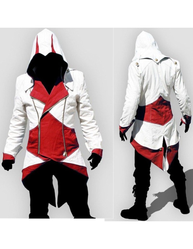 Assassins Creed Cosplay Costume Men Hoodie Jacket  M40454