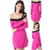 Sexy Off Shoulder Milk Wire Babydoll Dress M30236